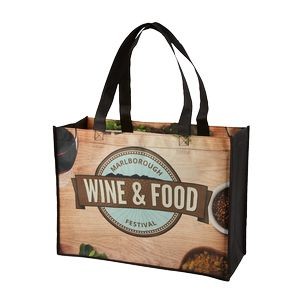 Sublimated 2 Sided Non-Woven Shopping Tote