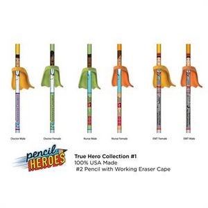 Pencil Hero Healthcare w/Cape Eraser