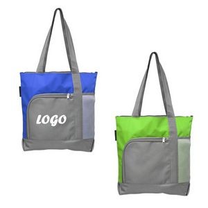Two-Tone Canvas Tote Bags