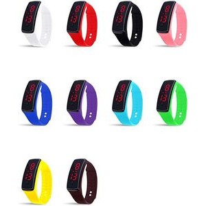 Silicone LED Digital Creative Touch Screen Sport Watch Bracelet