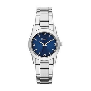 Remix Classic Steel Bracelet Watch Blue Dial