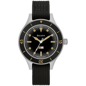 Bulova® Men's Archive Series MIL Ships Automatic Watch w/Strap