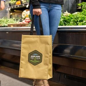 Kraft Insulated Grocery Tote Bag
