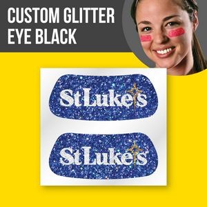 Customized Glitter Under Eye Strips (eye black)