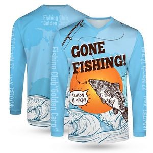 Custom Sunproof UPF 50+ Fishing Long Sleeve T-Shirt