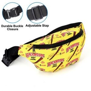 Fanny Pack Sublimation Full Color Waist Running Sports Bag (13.4" X 6")